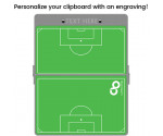 Silver Soccer Clipboard